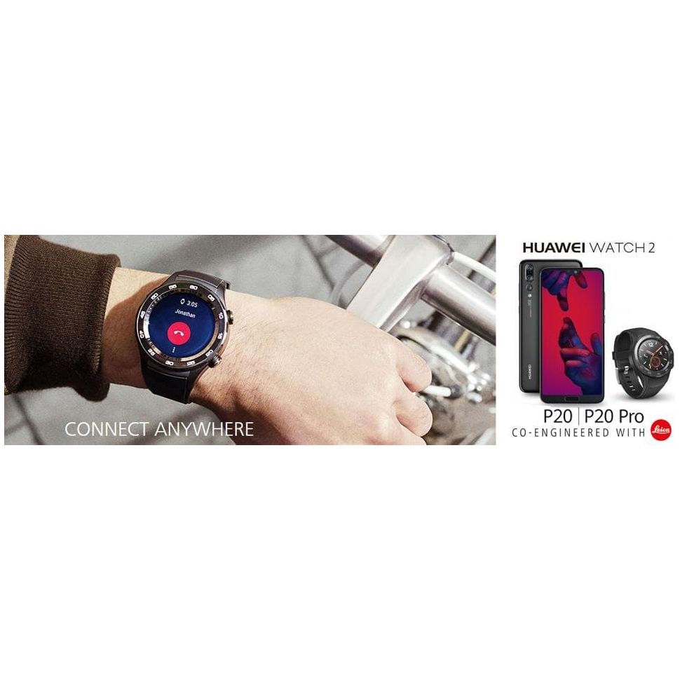 Buy Huawei,HUAWEI Watch 2 Sport Smartwatch, Fitness and Activities Tracker with Built-in GPS, Heart Rate, Music, Smart Notificatons, IP68-Life Waterproof - Black - Gadcet UK | UK | London | Scotland | Wales| Ireland | Near Me | Cheap | Pay In 3 | Watches